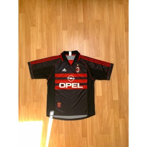 Milan 1999 Ac Milan 1998 Jersey Adidas AC Milan 98/99 Home Soccer