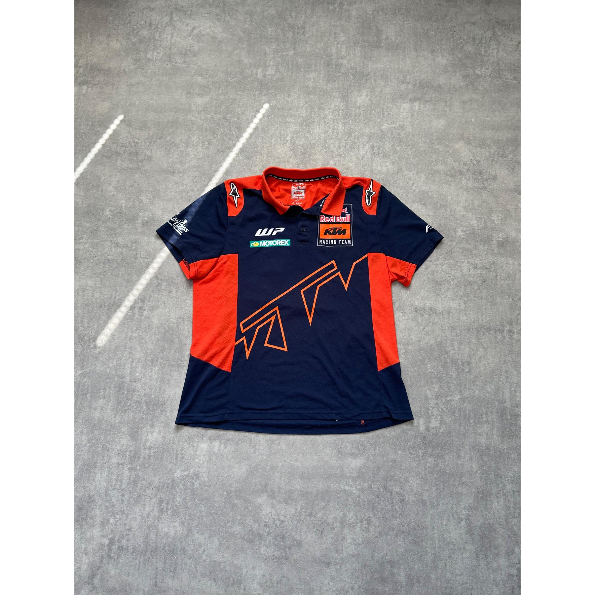 KTMレーシングチーム レッドブル Tシャツ メンズ XLサイズ オレンジ