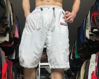 Calça cargo masculina Diesel tamanho M G branca