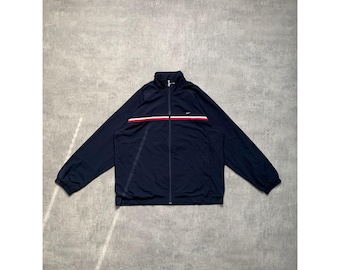 Nike light zip jacket windstopper windbreaker mens size XL blue navy
