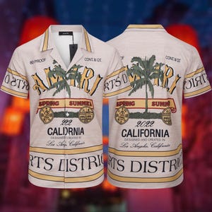 Camisa Amiri, camiseta AMIRI para hombre, camiseta de moda de lujo, camiseta AMIRI, estampado de letras Amiri, ropa de calle, camisetas casuales de hip-hop Amiri