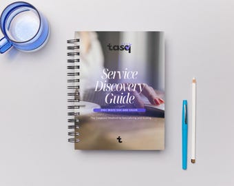 Guia de descoberta de mais de 250 serviços de VA | Buscador de nicho para assistentes virtuais | Método Tasqhaus | Download digital