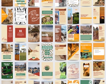NGO Quote Instagram Templates | Nonprofit Social Media Canva Pack | Editable Environmental Posts