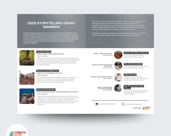 Digital Product | Storytelling Grant | NGO Grant Writing Kit in Canva | Winners Impact Report Template
