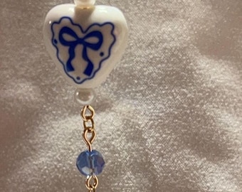 Coquette Heart Glasses Chain