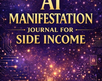 AI Manifestation Journal | Side Income Goal Setting (PDF Download)