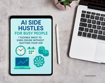 AI Side Hustles eBook: 7 Ways to Earn Online (Digital Download)