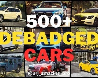 550+CARS | Custom Engine Sounds | FiveM Ready | Optimized | High Quality | TOS-Compliant | Fivem Debadged Car Pack