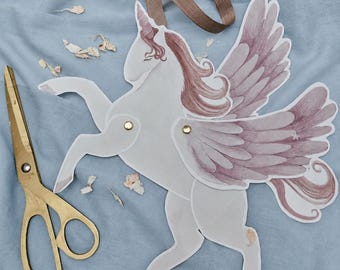 Printable Unicorn Paper Puppet – Lumi DIY Craft | Instant Download