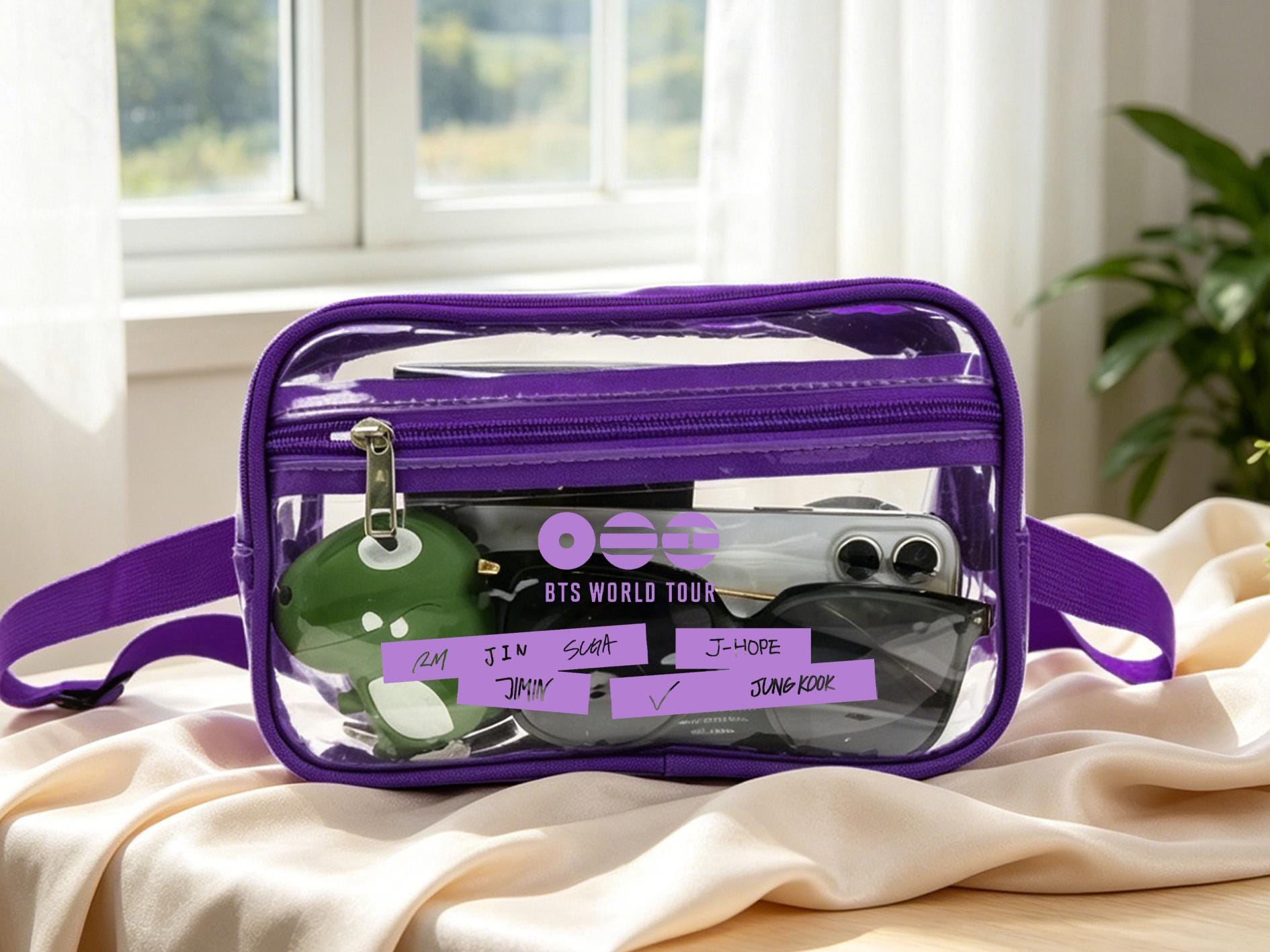 Personalized BTS ARIRANG Clear Bag,bts World Tour Clear Crossbody