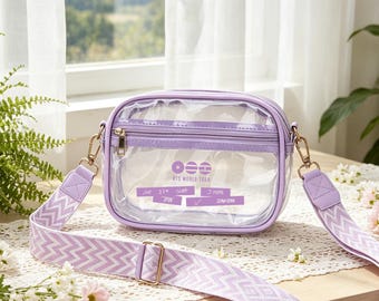 Bolso transparente personalizado de BTS ARIRANG, bolso cruzado transparente de la gira mundial de BTS, bolso cruzado para conciertos aprobado para estadios, bolso de regalo para fans del Kpop, merchandising de Arirang.