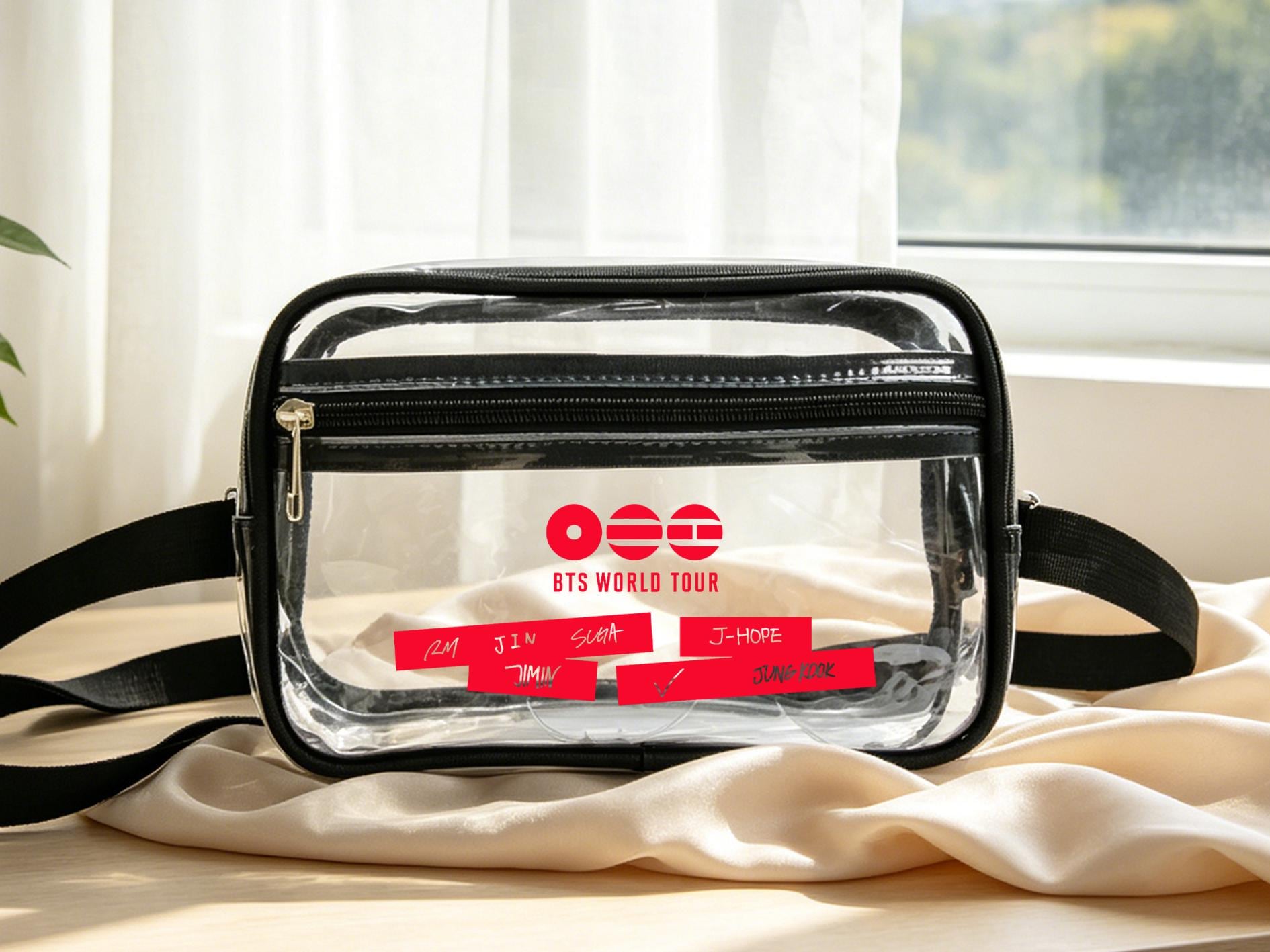 Personalized BTS ARIRANG Clear Bag,bts World Tour Clear Crossbody