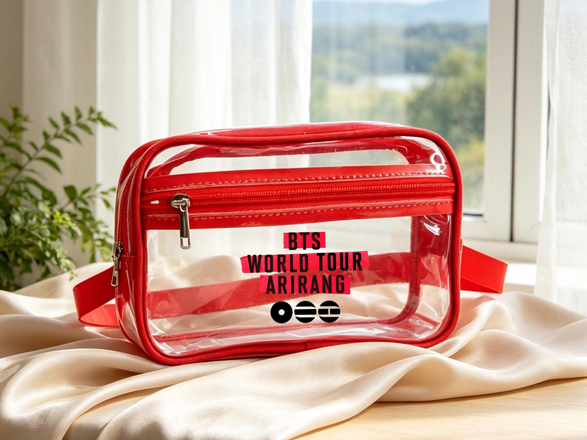 Personalized BTS ARIRANG Clear Bag,bts World Tour Clear Crossbody