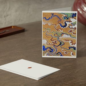 Biglietti d'auguri artistici - Stile giapponese Edo-Meiji, set di cancelleria, biglietti di ringraziamento, biglietti vuoti, inviti di compleanno, confezione da 10 pezzi