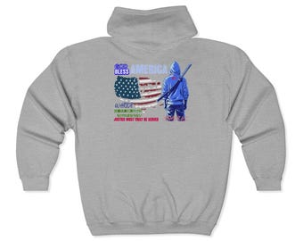 Sudadera con capucha de guerrero samurái americano, sudadera con estampado de la bandera patriótica de EE. UU.