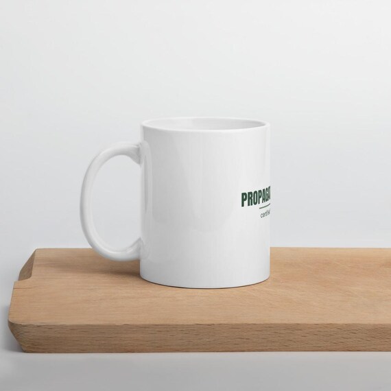 Propagation Station Gift Mug - Certified Plant Parent Coffee Cup, Personalized Name Mug for Houseplant Lovers