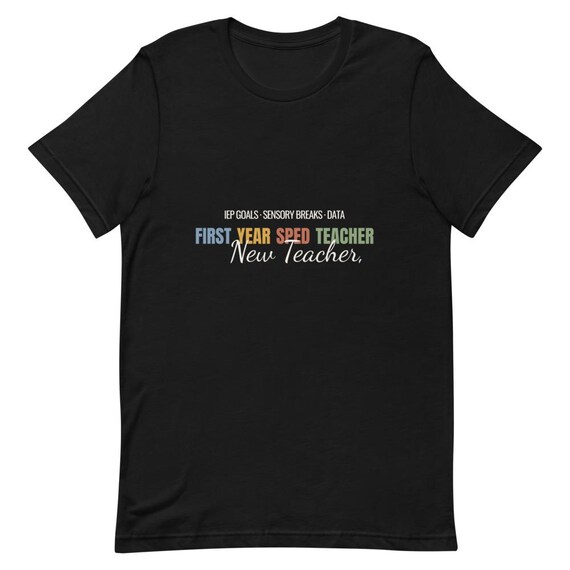 First Year Sped Teacher Gift | Special Education Teacher Personalized Shirt with Custom Name for New Teachers