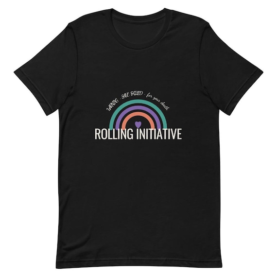 Rolling Initiative For Your Death Shirt Personalized Name Dungeon Master Humor Tee Custom Funny DM Gift
