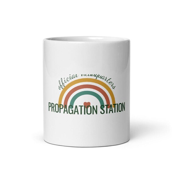 Propagation Station Mug - Plant Propagation Gift for Plant Parents, Personalized Name Coffee Cup