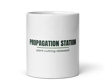 Mok met stekstation, cadeau voor plantenvermeerderaars, koffiemok voor plantenstekkenliefhebbers, cadeau voor plantenruilverslaafden, mok met wortelfunctie in water