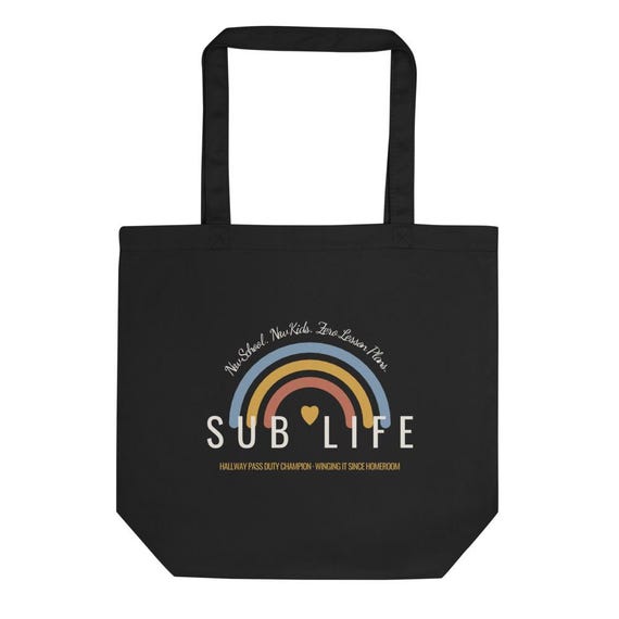 Substitute Teacher Tote Bag Gift