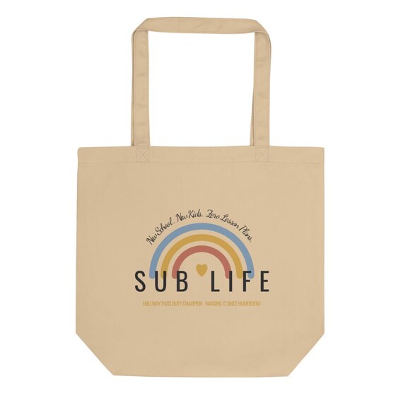 Substitute Teacher Tote Bag Gift