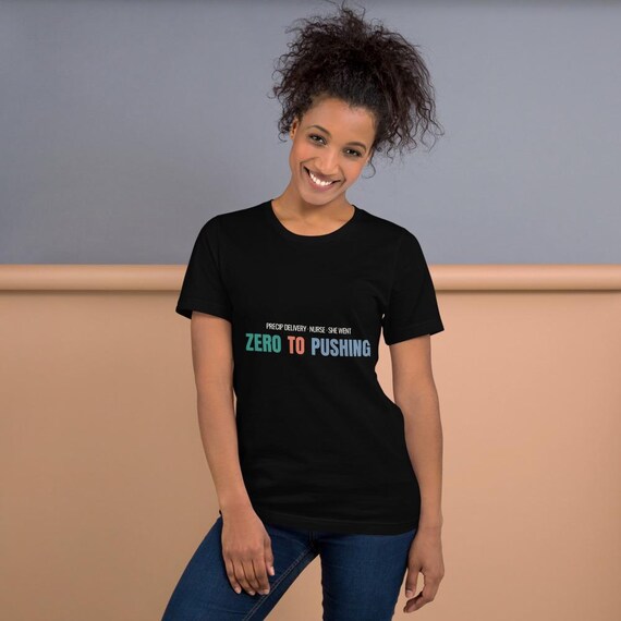 Labor and Delivery Nurse Gift, Precip Delivery Funny L&D Nurse Shirt, Personalized Name Custom Nurse Tee