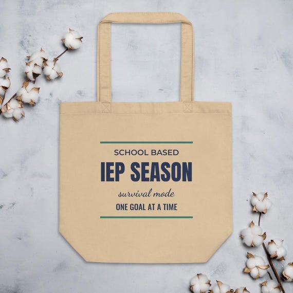 Speech Pathologist Gift Tote Bag Personalized Name Custom IEP Season School SLP Teacher Back to School Gift