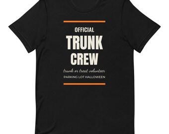 Trunk Or Treat Volunteer Shirt | Trunk Crew Team Tee | Halloween Squad Gift