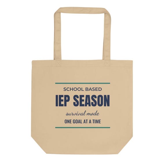 Speech Pathologist Gift Tote Bag Personalized Name Custom IEP Season School SLP Teacher Back to School Gift