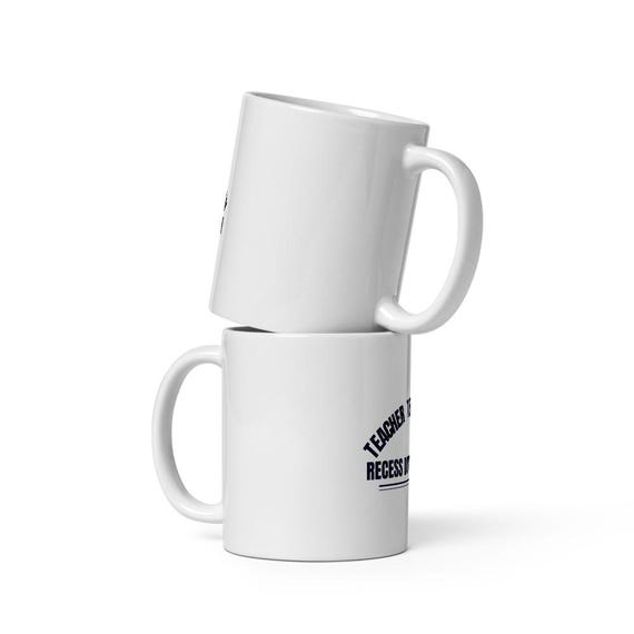 Teacher Christmas Mug Recess Duty Gift