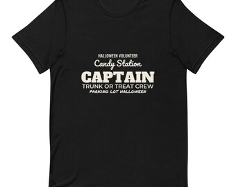 Trunk Or Treat Crew Shirt | Candy Station Captain Tee | Halloween Volunteer Gift