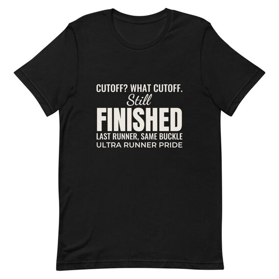 Back of Pack Finisher Shirt Runner Gift