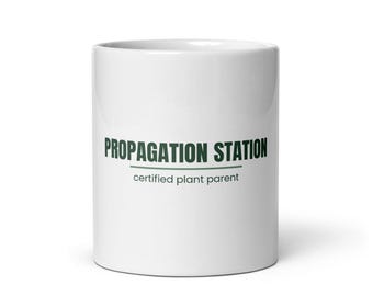 Cadeaubeker van Propagation Station - Koffiebeker met gecertificeerd plantenouderlogo voor liefhebbers van kamerplanten