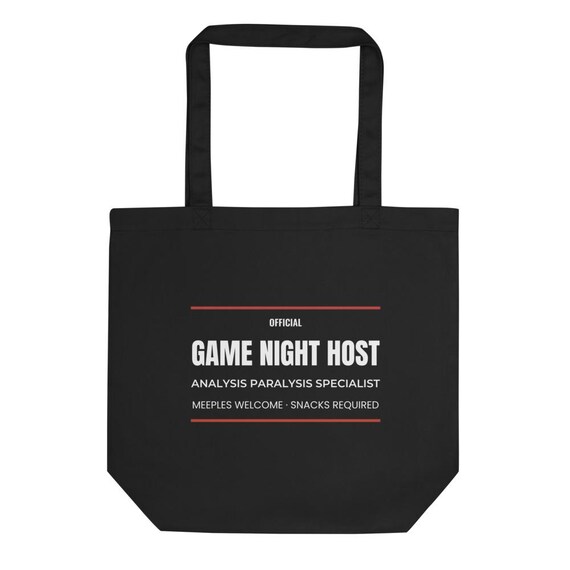 Board Game Night Host Tote Bag Gift