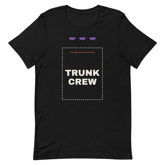Trunk Or Treat Volunteer Shirt | Trunk Crew Team Tee, Personalized Name Custom Halloween Squad Gift