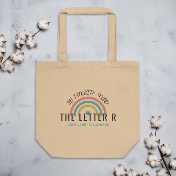 Speech Pathologist Gift Tote Bag Personalized Name Custom R Sound Struggle Funny School SLP Teacher Gift