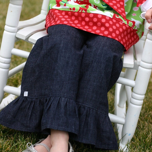 Reserved listing for Brandy Denim Ruffle Capris