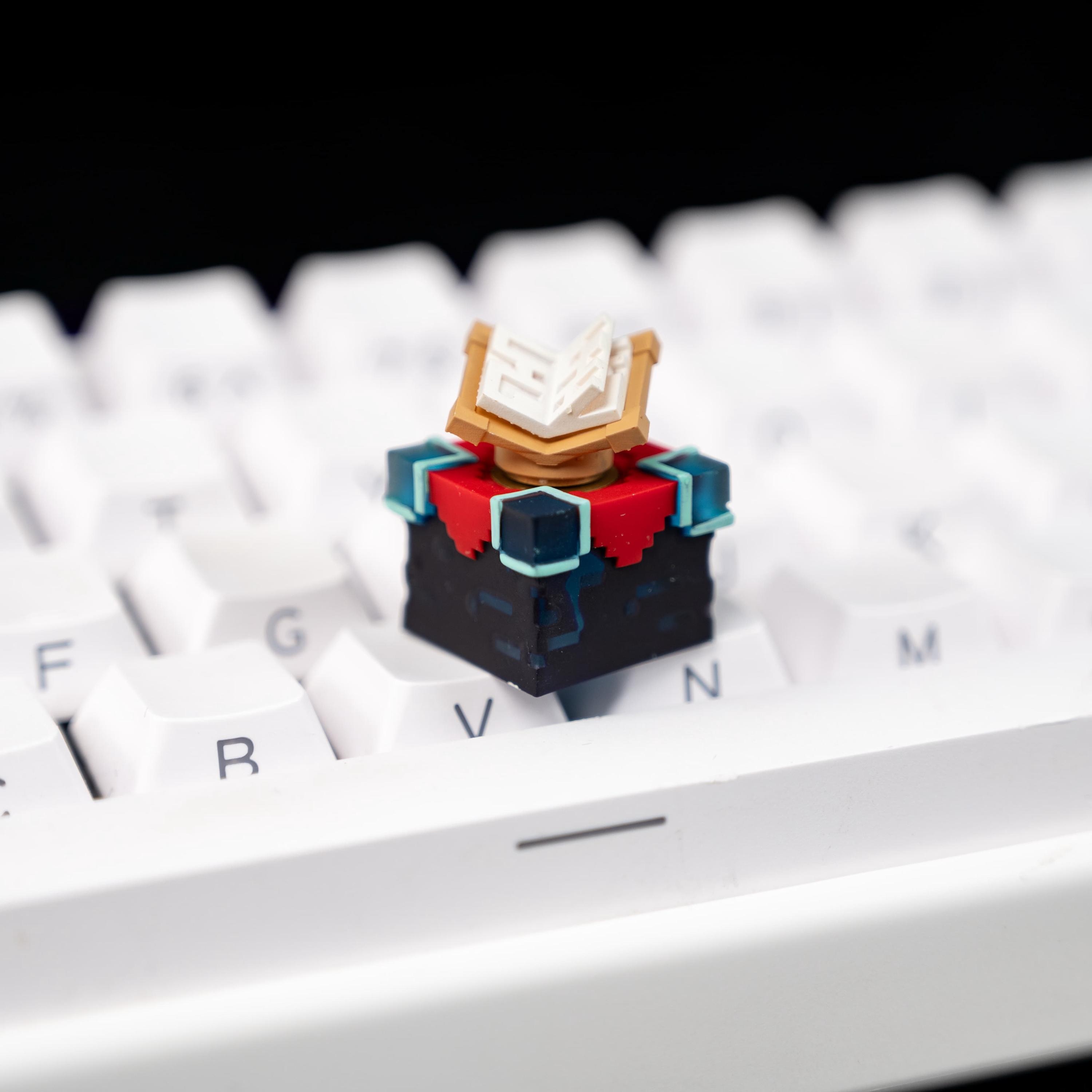 Pixel Magic Book Artisan Keycap Handmade Fantasy Resin Keycap With ...