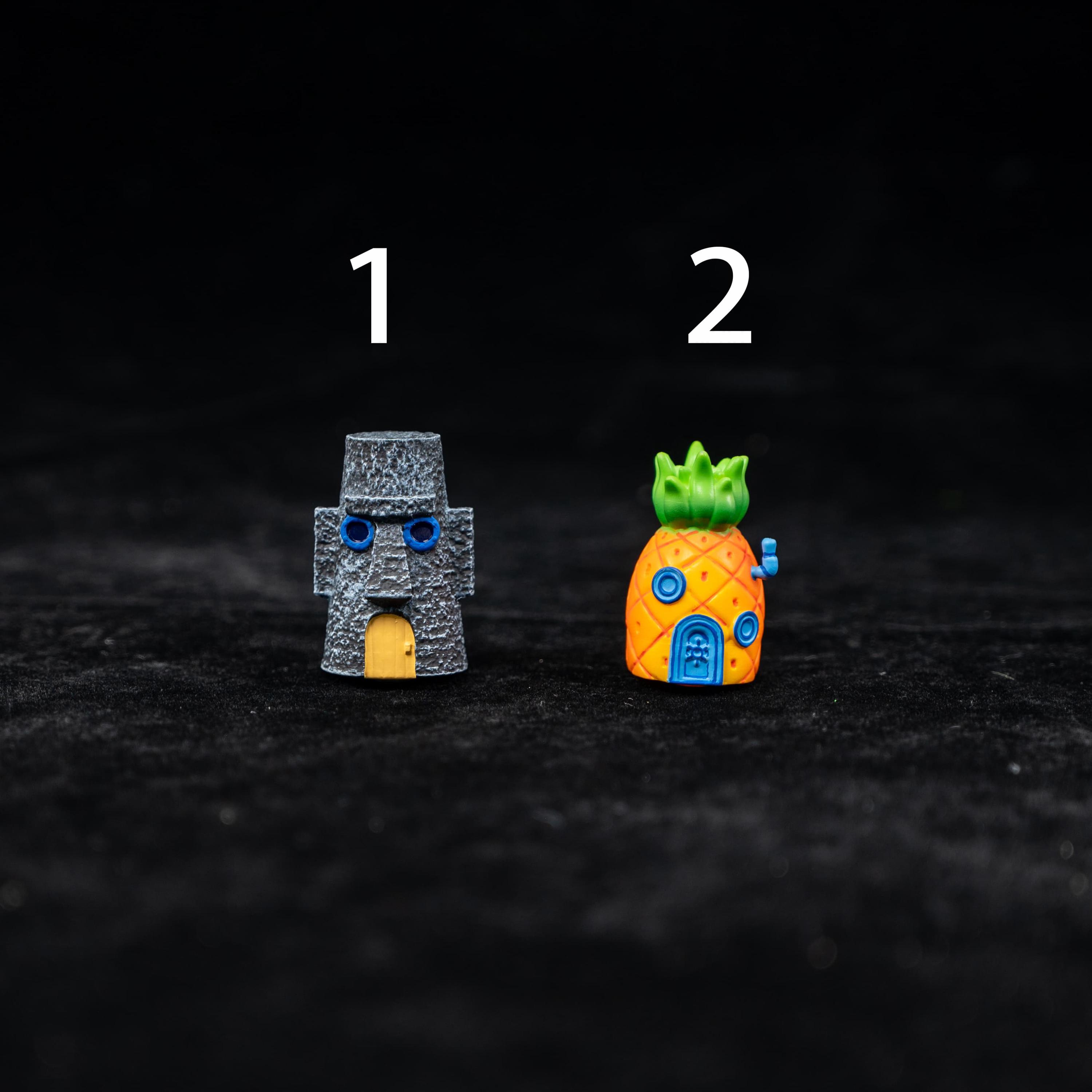 Underwater Home Artisan Keycaps Handmade Resin Cartoon Keycap Set for ...