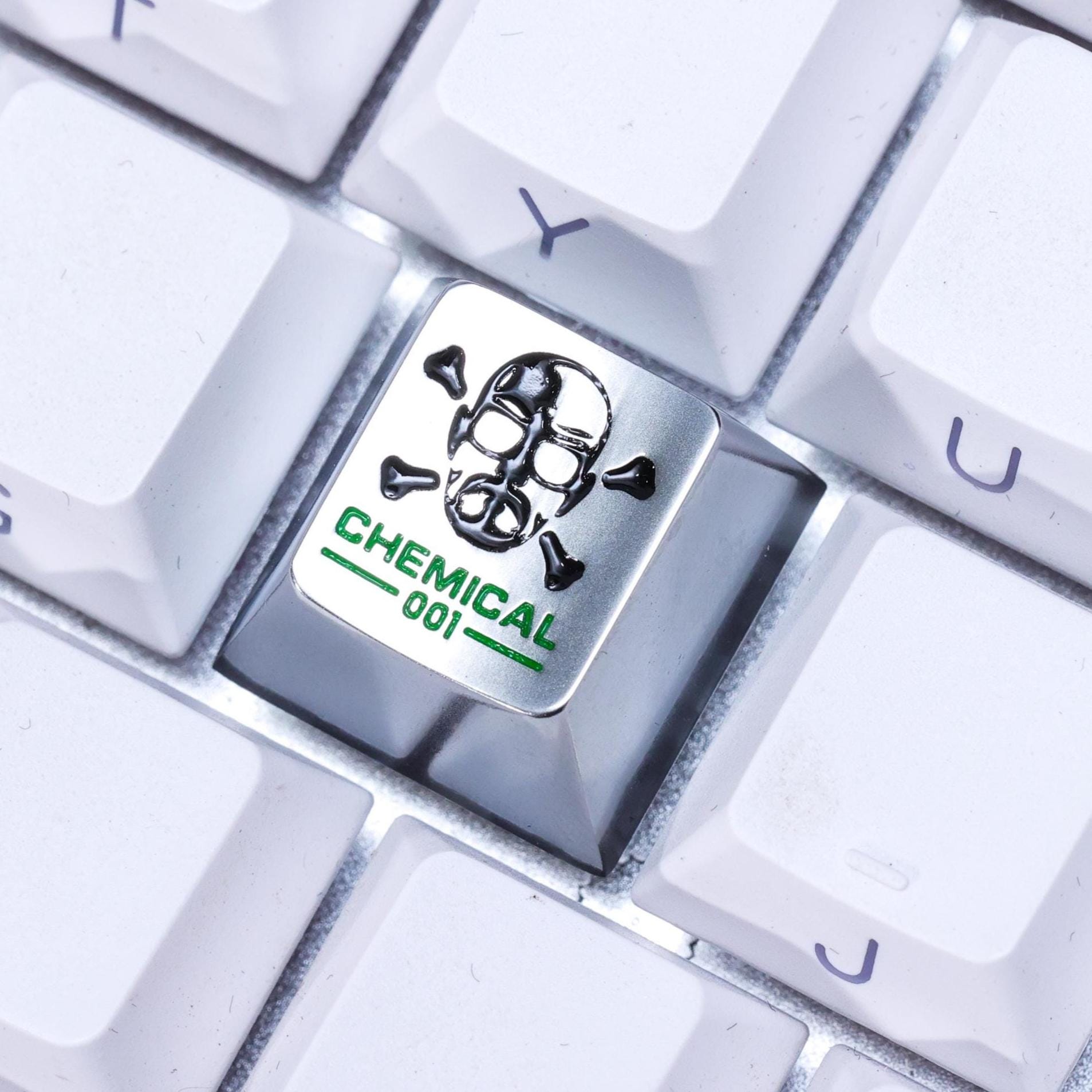 Chemical Element 001 Hydrogen Metal Keycap Periodic Table Artisan