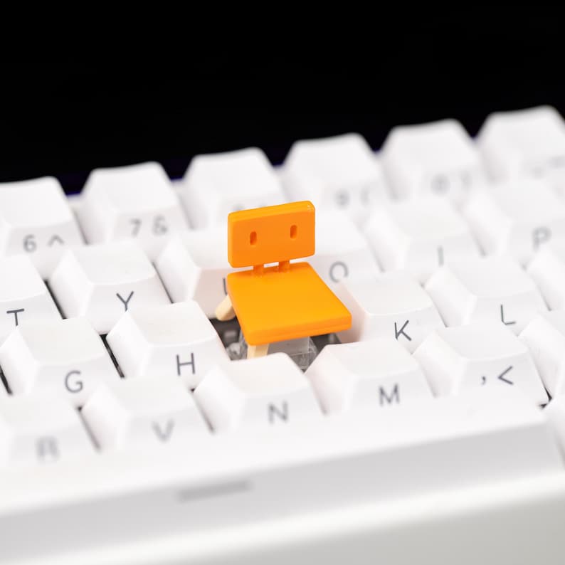 Little Computer Key Cap Little Chair Artisan Keycap Handmade Resin Keycap With Magnetic ...