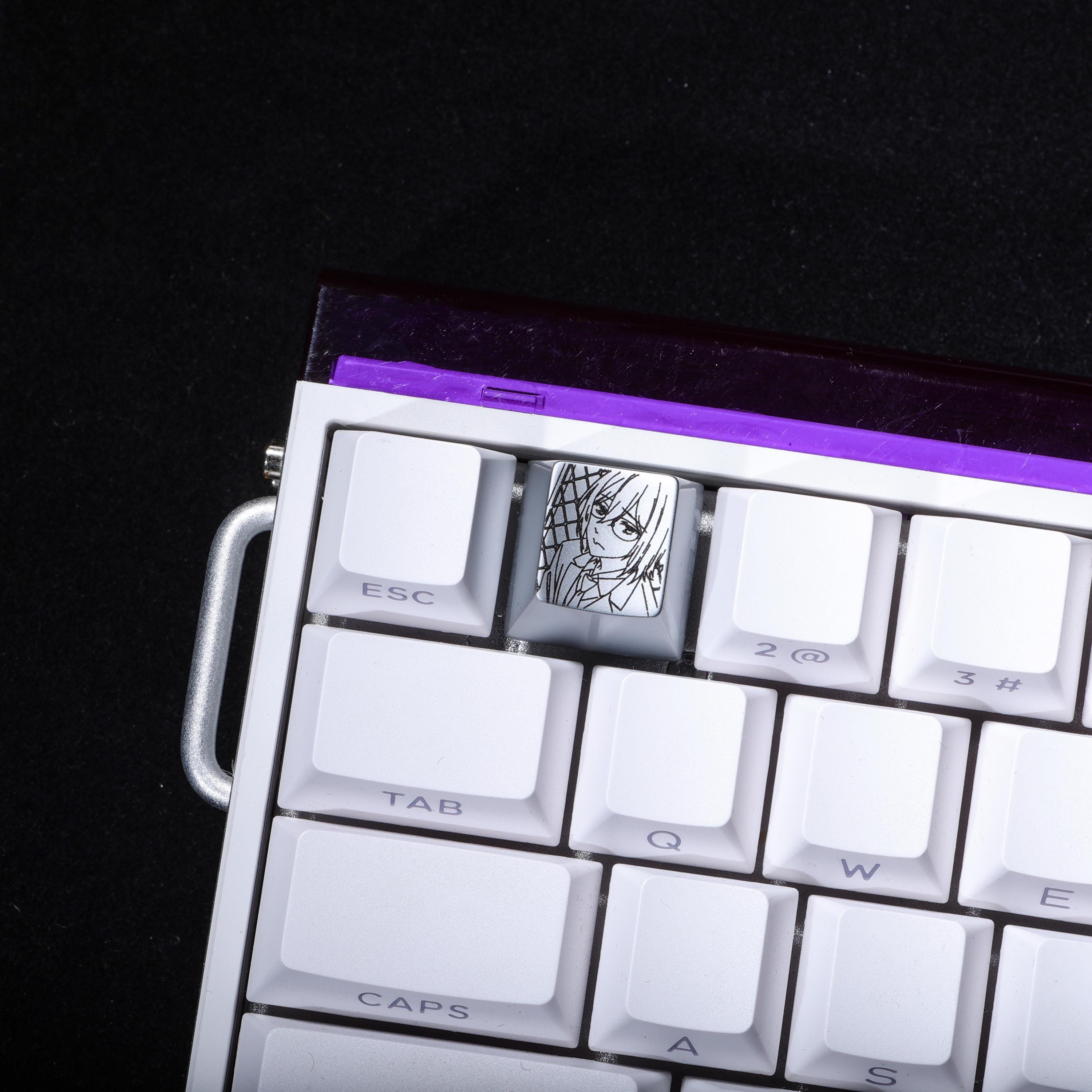 Horimiya Zinc Alloy Keycap Laser Engraved Artisan Keycap for
