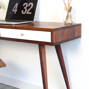 Mid-Century Modern Sofa Table Console Table Laptop Desk image 3