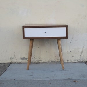 Mid-Century Side Table With Drawer image 3