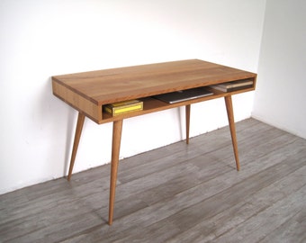 Mid-Century Desk with Open Front