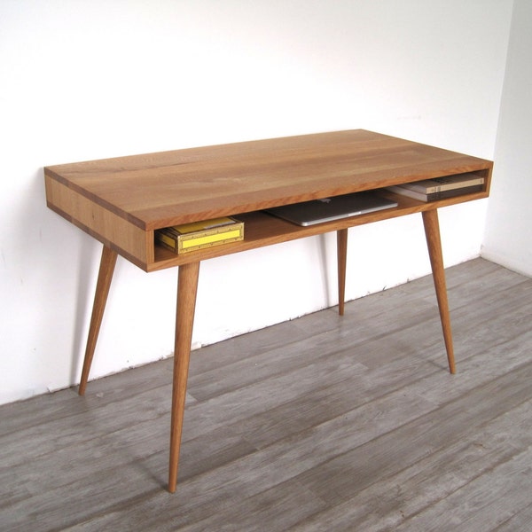 Mid-Century Desk with Open Front