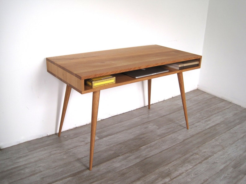 Mid-Century Desk with Open Front image 1