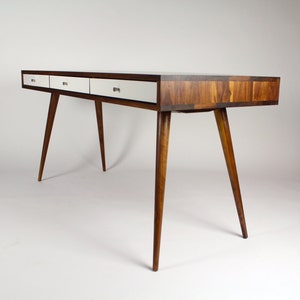 Office Desk Walnut Desk Oak Desk Mid Century Desk Writing Desk Midcentury Desk Solid Wood Desk Office Furniture Computer Desk Wood Table