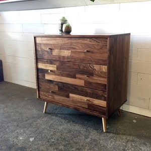 Mid-Century 3 Drawer Dresser image 1